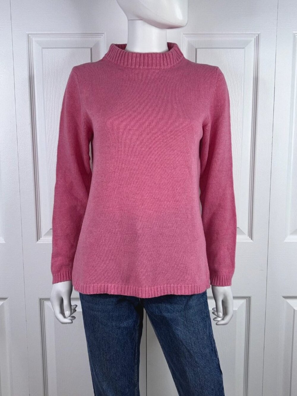 HEKLA & CO women's merino and cashmere long-sleeved knit sweater large
